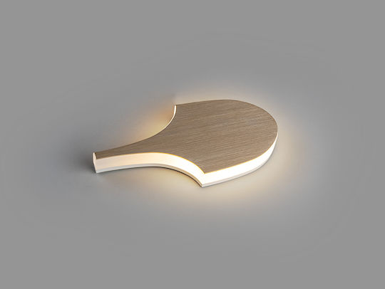 Serea Lamp Wall with Integrated LED Gold 12cm