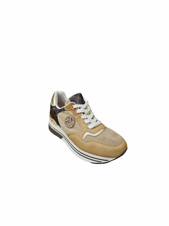 Alta Moda Γυναικεία Sneakers Camel