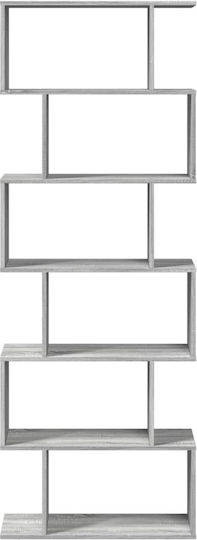 Bibliothek Grau 70x24x193cm