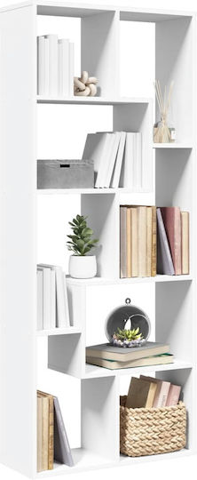 White Bookcase 67x25x161.5 cm