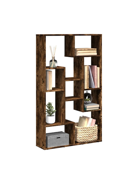 vidaXL Bookcase Smoked Oak 72x20x120 cm