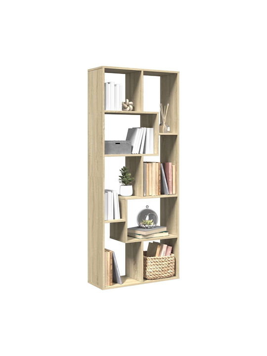 Bookcase Brown 67x25x161.5cm