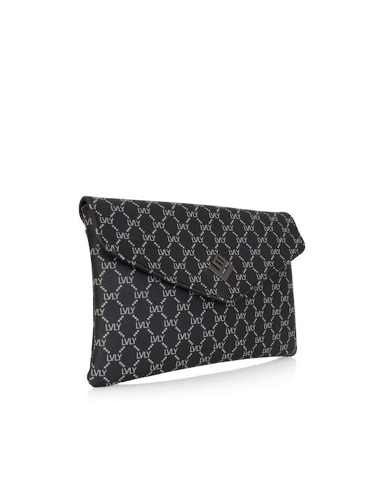 Lovely Handmade Mosaic Women's Envelope Black