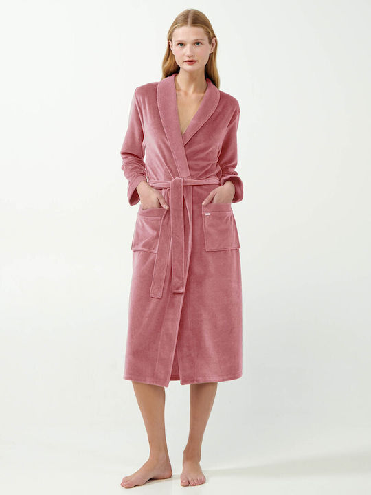 Vamp Winter Women's Robe Pink Nectar