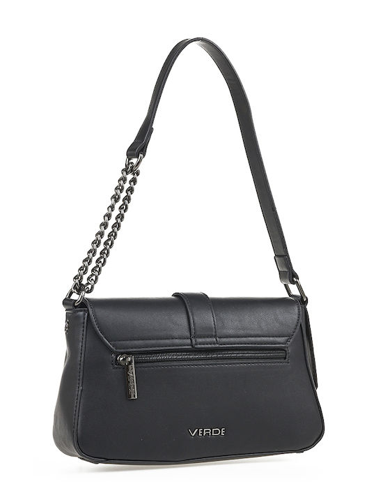 Verde Damen Tasche Schulter Schwarz