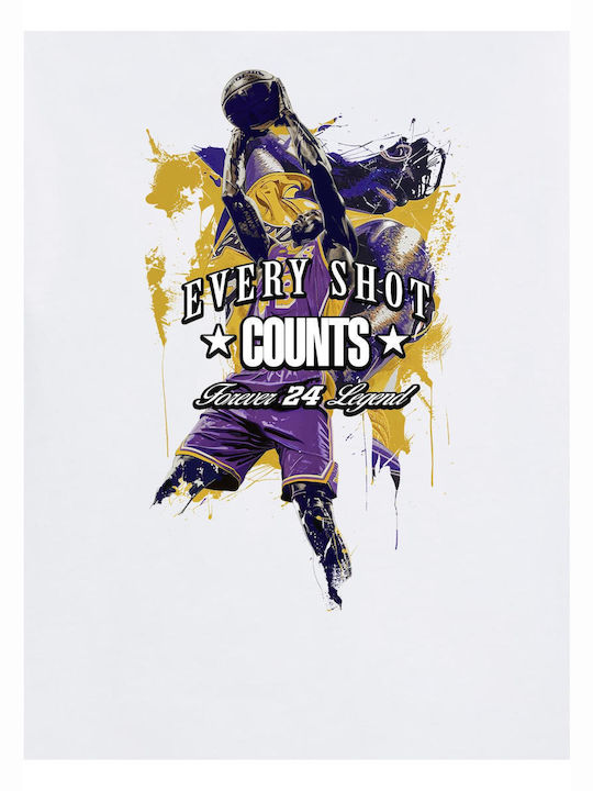 Παιδικό T-shirt White Every Shot Counts Tee white Yes