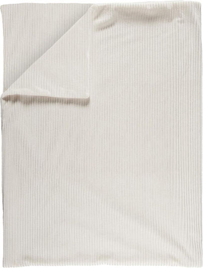 The Home Deco Factory Armchair Throw 150x120cm White