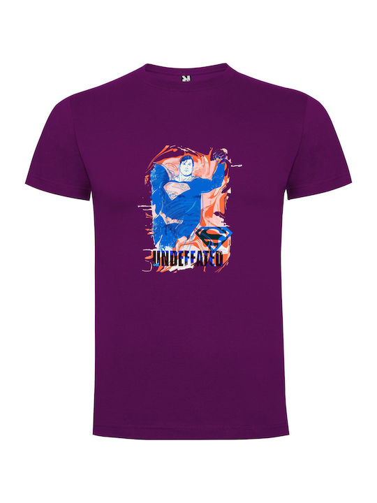 Unleashed Superman: Ultra Underrated T-shirt Superman Lila Baumwolle