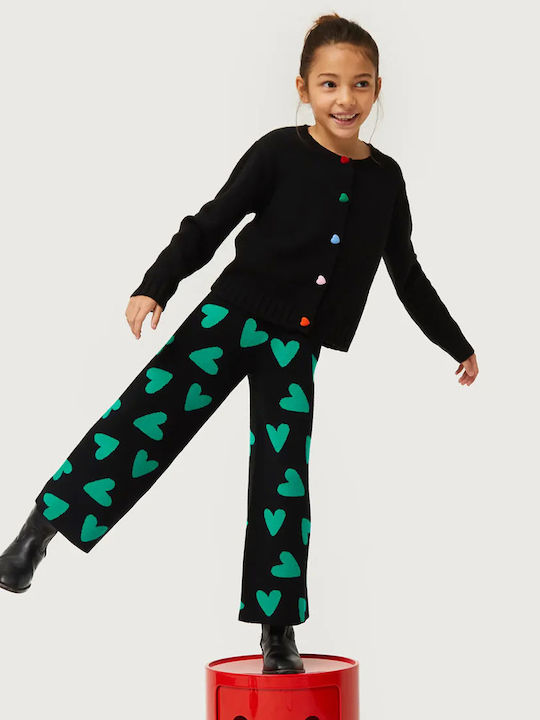Kids' Fabric Palazzo Pants Black