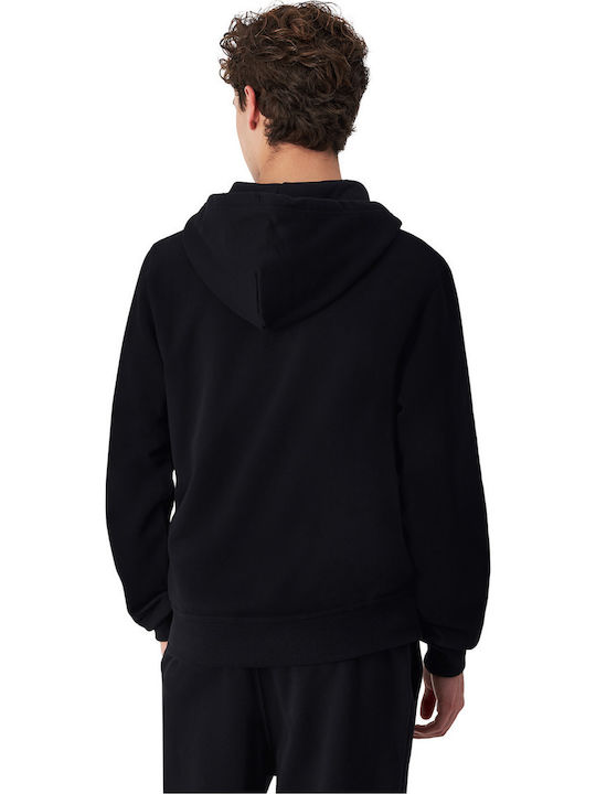 Sweatshirt with Hood Black