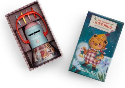 Moulin Roty Σετ Φακός Ιστοριών 3 Χρήσεων Μινούκα Geschichtenprojektor