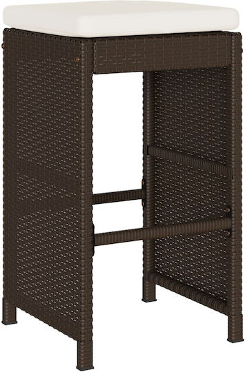 Σκαμπό Μπαρ Rattan 40x40x76cm Σκαμπό Μπαρ Rattan 40x40x76cm