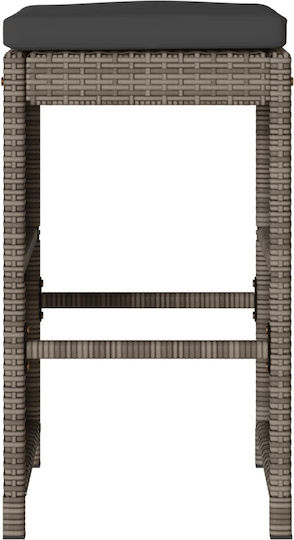 Stool for Bar Outdoor Gray 40x40x76cm