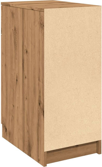 vidaXL Office Storage Cabinet Wooden Brown 33x50x75cm