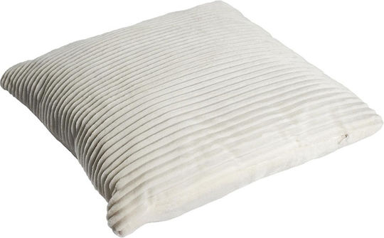 The Home Deco Factory Sofa-Kissen Weiß/Grau 40x40cm