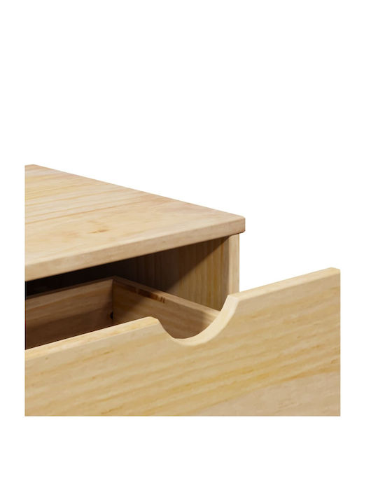 Entry Furniture with Shoe Rack & Bench Coffee 80x40x45cm