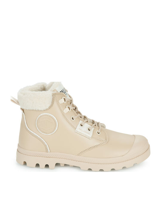 Stiefeletten Damen Beige