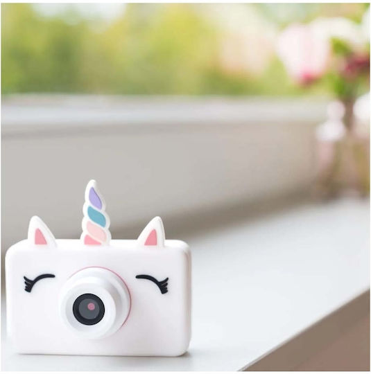 The Zoofamily Zoo Friends Einhorn Kinderkamera 32MP Weiß