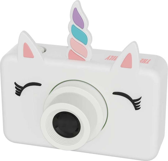 The Zoofamily Zoo Friends Einhorn Kinderkamera 32MP Weiß