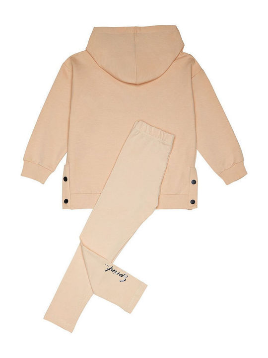 Sprint Kids Set with Leggings Winter 2pcs Nude