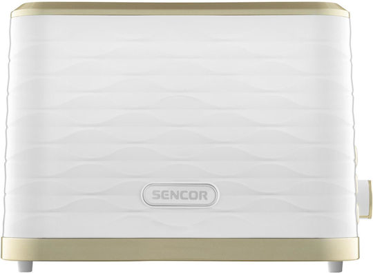 Sencor Prăjitor de pâine 2 sloturi 930W Alb