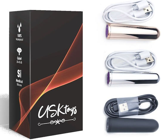 Armony Vibrator Bullet 7.9cm Silver