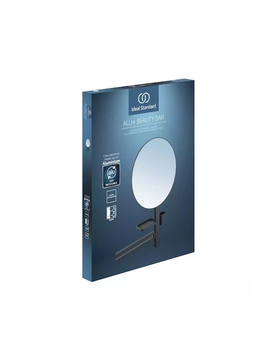 Ideal Standard Oglindă de Baie Rotundă 50x50cm Negru