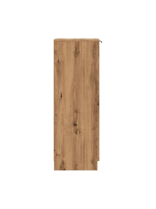 Wooden Shoe Organizer Beige 29.5x35x100.5cm