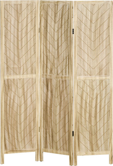 HomCom Διακοσμητικό Παραβάν Ξύλινο 120x170cm