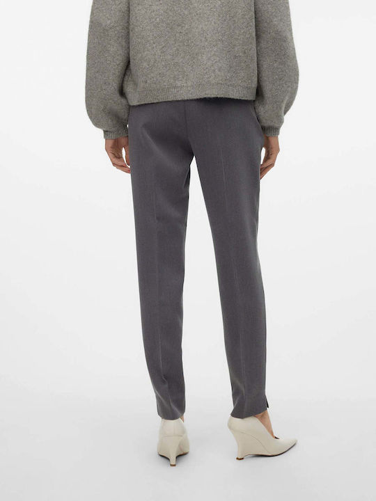 Women's Fabric Trousers Gray