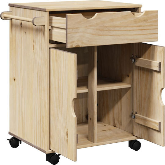 Floor Cabinet Brown 59x45cm