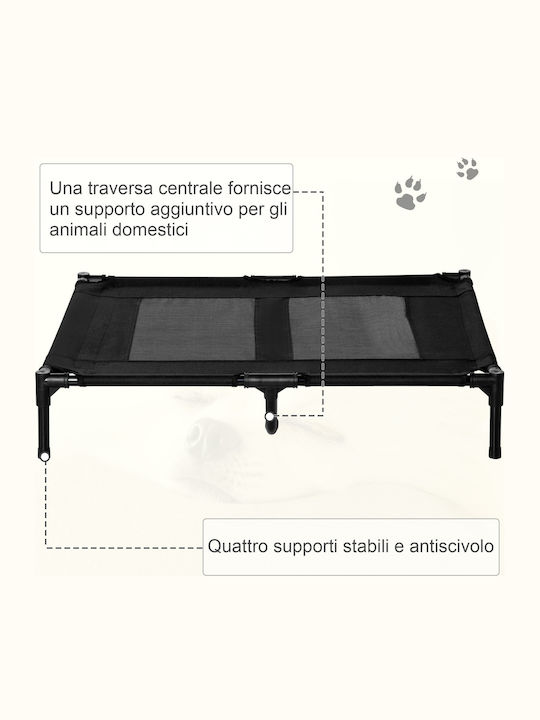 Pawhut Sofa Dog Bed Black 92x76cm