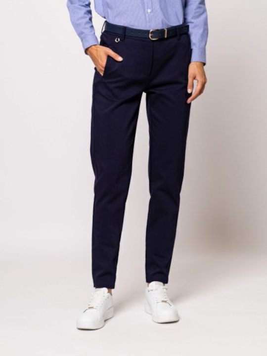 Γυναικείο Chino Παντελόνι Βαμβακερό Navy
