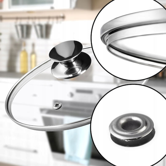 Kadax Glass Lid for Pan and Pot 28cm