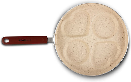 Nava Terrestrial Pan for Pancakes made of Aluminum with Non-Stick Coating 26cm