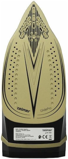 Zelmer Steam Iron 2600W with Ceramic Plate and Continuous Steam Supply 35g/min