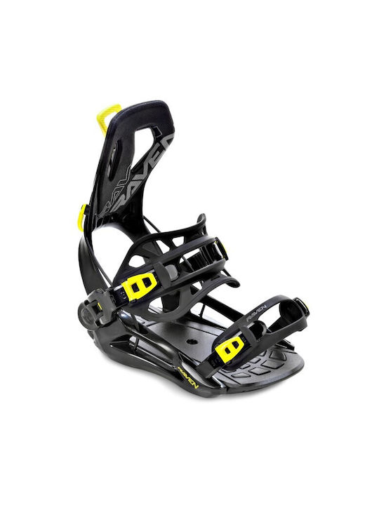 Raven Ανδρικές Δέστρες Snowboard Κίτρινο Χρώμα FT360 Raven Ανδρικές Δέστρες Snowboard Κίτρινο Χρώμα FT360