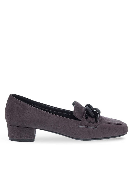 Parex Suede Gray Heels