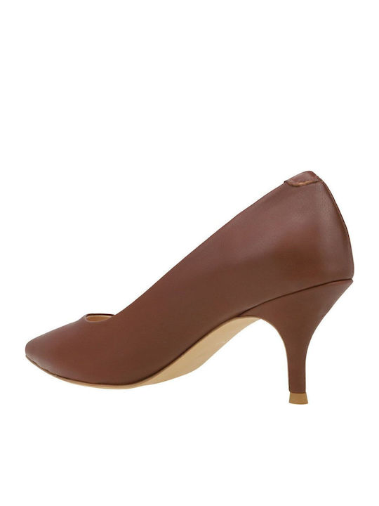 Leather Brown Heels