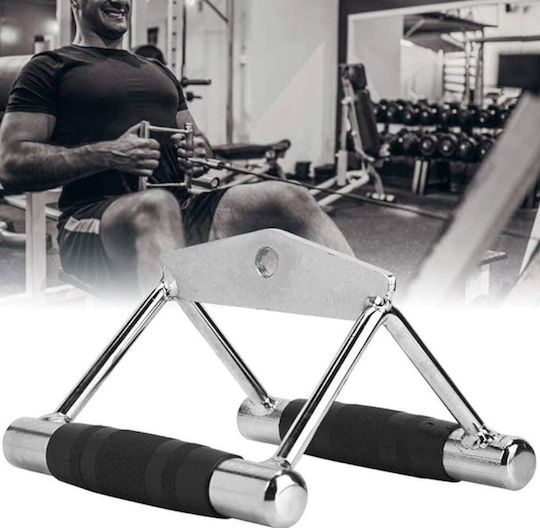 Triangular Double Handle Multi-gym Zola Triceps Back Steel Non-slip Rubberized Handle