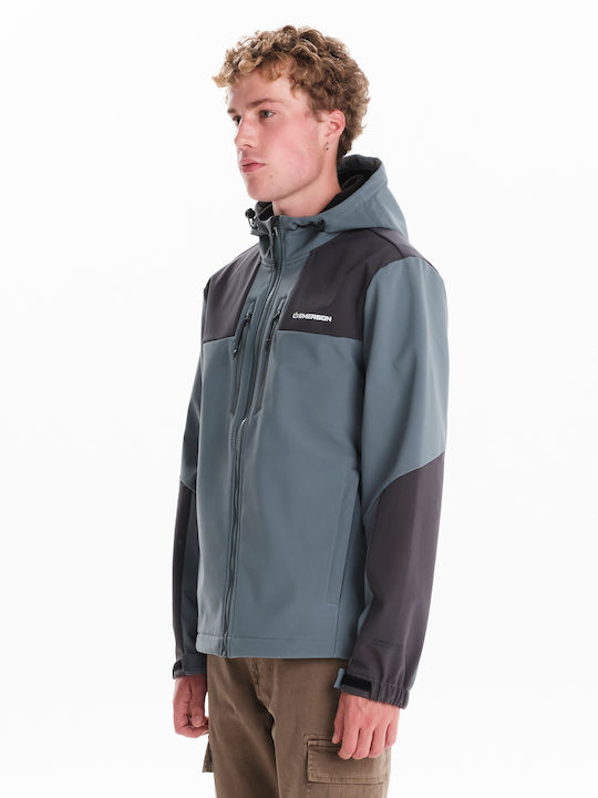 Emerson Bonded Herren Jacke Leder Gray