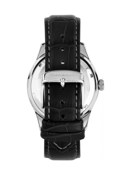 Maserati Men's Watch 42mm Battery with White Metal Bracelet