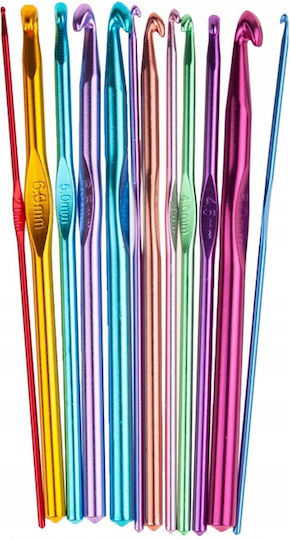 Zola Crochet Set 12 Pieces Different Sizes Colours From 2 Mm To 8 Mm