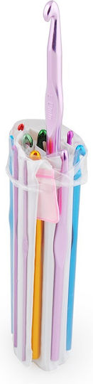 Zola Crochet Set 12 Pieces Different Sizes Colours From 2 Mm To 8 Mm