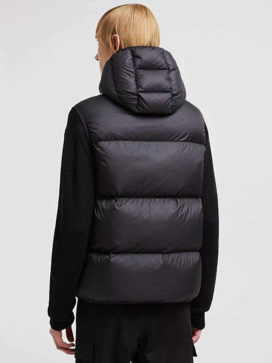 Moncler Αμάνικο Ανδρικό Μπουφάν Μπλε Σκούρο