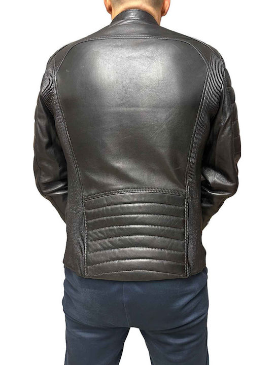 Lederjacke Jacke Biker Schwarz
