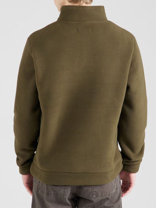 Blend Men's Sweatshirt Jacket Dark Green