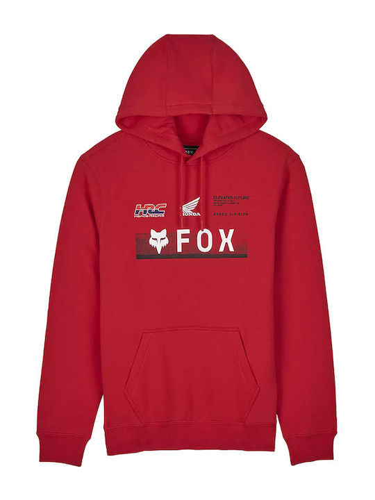 X Honda Sweatshirt mit Kapuze Flame Red