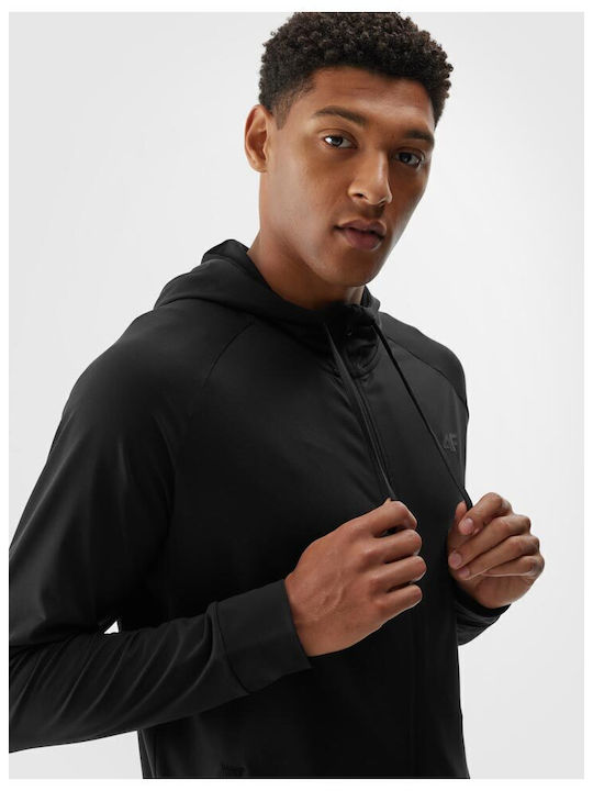 Funktionale Sweatshirt mit Kapuze Schwarz