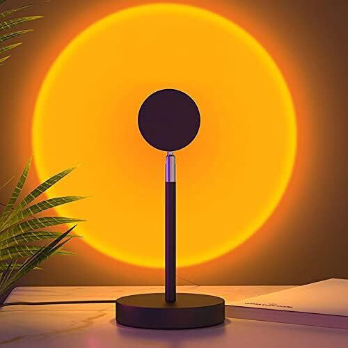 Sunset Projection Lamp Zola Usb Power Supply 2.5 W Brightness 125 Lm Aluminium Height 27 Cm B